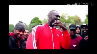 Stormzy singing shut up but it's Stephen tries...