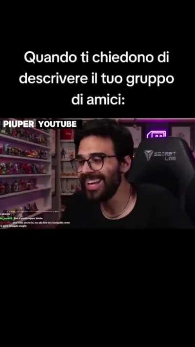 Quando Andrea deve descrivere la sua community