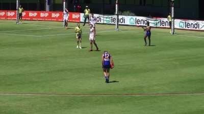 Ridiculous 50 metre penalty in today’s Derby practice match