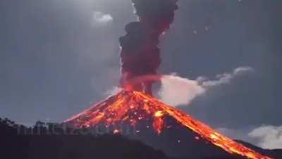 The 2020 Eruption of Reventador, an active stratovolcano which lies in the eastern Andes of Ecuador. 