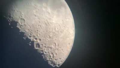 From the sky to the telescope - 115mm newtonian + 9mm plossl + 2x barlow lens