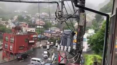 At least 20 people have gone missing after heavy rains caused landslides in Atami, Japan. July 3, 2021