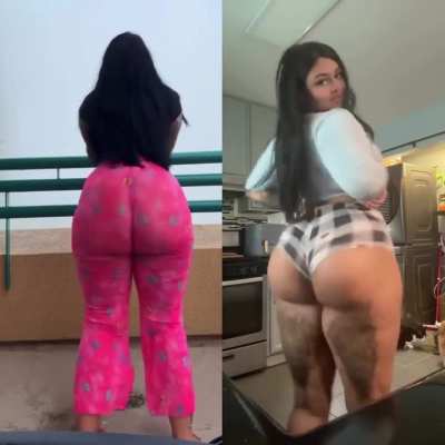 Baddie making ass clap