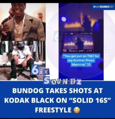 Pressa's brother BFR Bundog disses Kodak Black in a new freestyle. Thoughts?