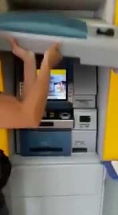 Police can't believe the lengths criminals went to, to copy this ATM