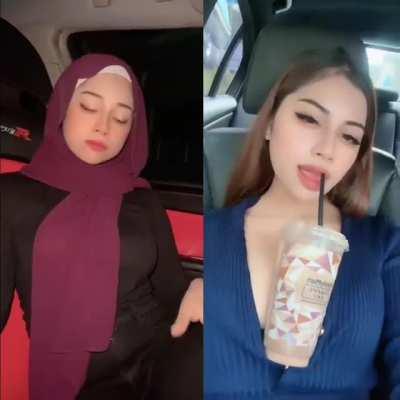 @dollysyaa bertutup vs terbuka 🤤