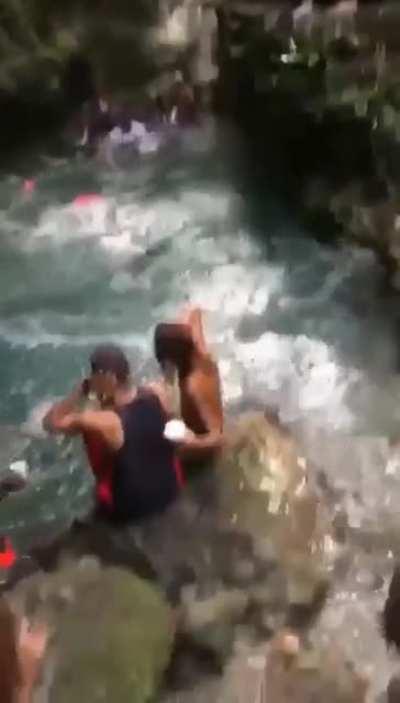 Huge Rock Falls On Top Of Teenager