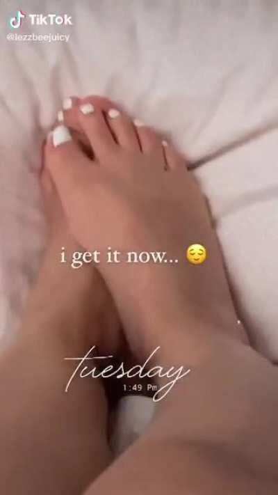 White toes