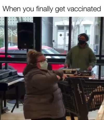 When You Finally Get The Vaccine