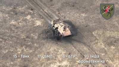 110th OMBR Posted Video Evidence Showing 122 Pieces of Destroyed and Abandoned rusian Equipment