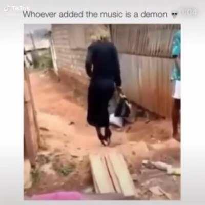 Woehever added the music is a demon