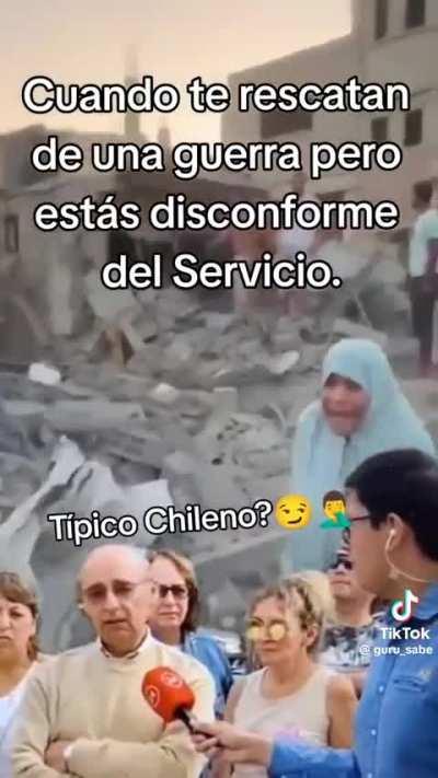 Cuando Te Rescatan De Una Guerra Pero Sos Chileno