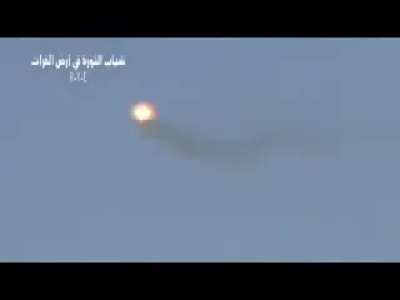 Syrian rebels shoot MiG-23 with AA guns (2012)