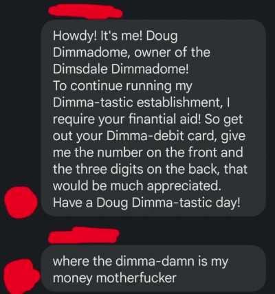 Doug Dimma-Death Threats