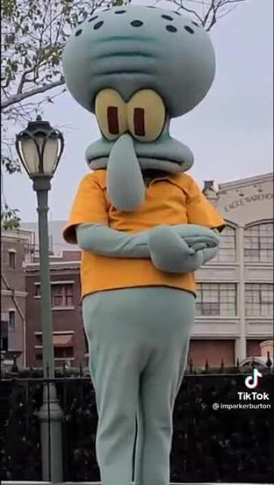 Squidward ain’t dabbing today