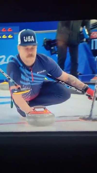 This Team USA Curling guy is exactly what I envision a curling guy to look like.