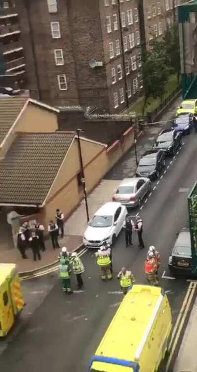 Crane collapse in London. 08/07/2020