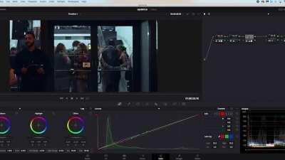 Thought it would be fun to do a little sped up screen recording of my workflow. Graded clips at the end.