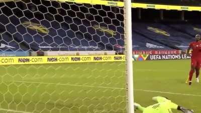 Cristiano Ronaldo's stunning freekick against Sweden which brings up another milestone of 100 goals for Portugal.