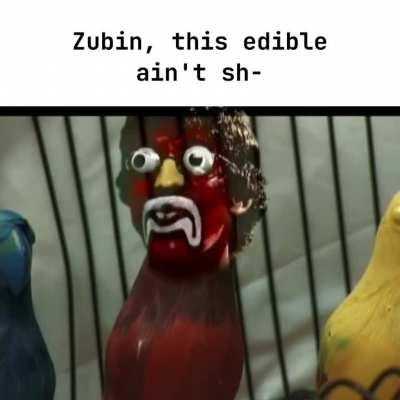 zubin, this edible ain't sh-