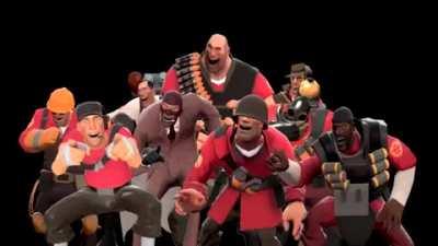 Every TF2 class laughing at you cause you use the 02 skin