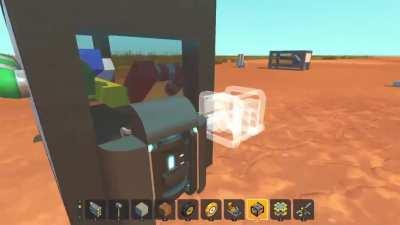 Rotation to Coaxial Oscillation in Scrap Mechanic