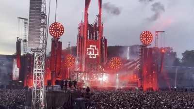 The insane level of a Rammstein concert