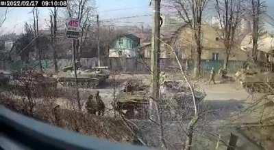 Suspected Russian VDV forces in Bucha, Ukraine