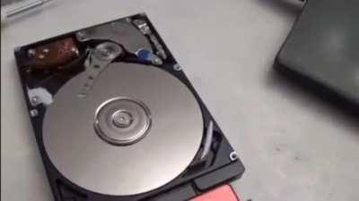 This is what happens inside your hard drive while its running