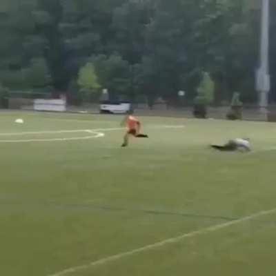 Goalie redeemed himself for a terrible mistake