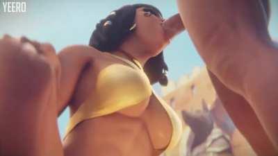 Pharah sucking dick (Yeero) [Overwatch]