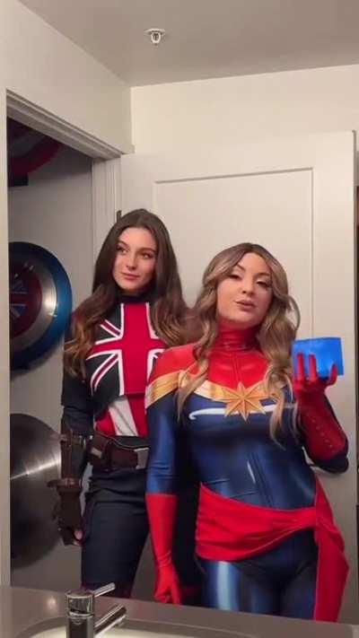 Captain Carter and Captain Marvel