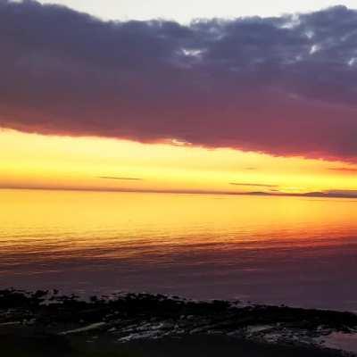 Sunset at Whitehaven, UK