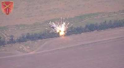 Destruction of Russian BUK-M2 