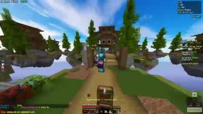 Perfectly cut minecraft skywars