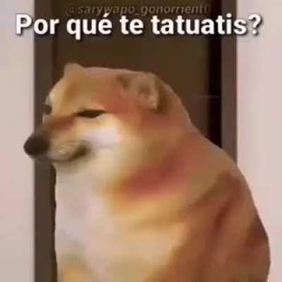 Porque te tatuatis