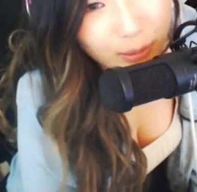 Janet's cleavage