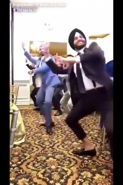 Their coordinated movements are pretty Sikh.