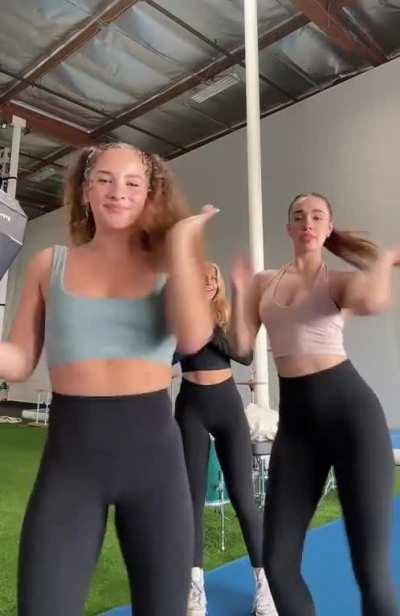 Same dance now with female friends. (TikTok - 5/12/23)  