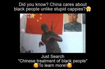 China cares about black people🥰