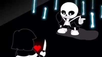 Sans Battle - Stronger Than You (Undertale Animation) on Make a GIF