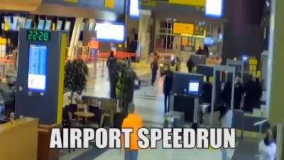 Any% Speedrun Airport Level