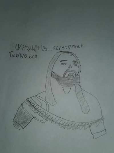 Rate my roman reigns drawing 1/10