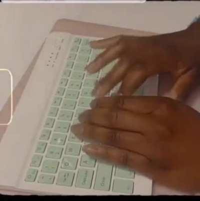 Gold to the person with the best guess to what what was typed on this keyboard in the video.