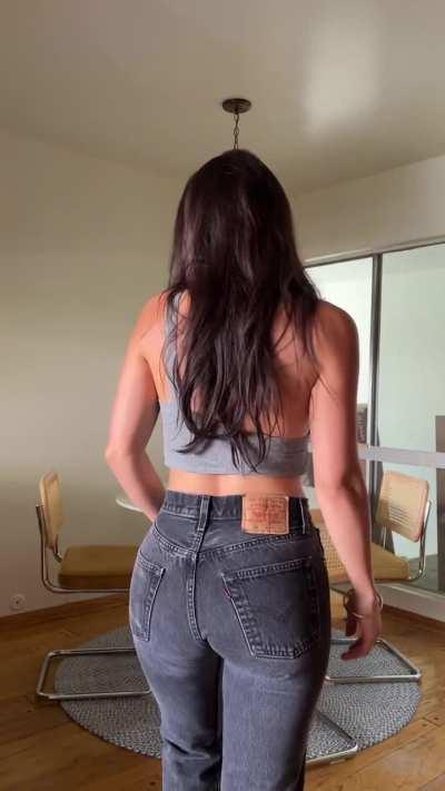 Jeans and side views