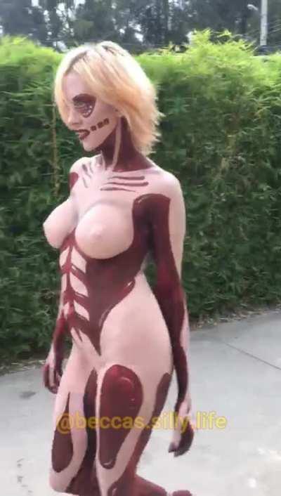 Body paint cosplay 🎨