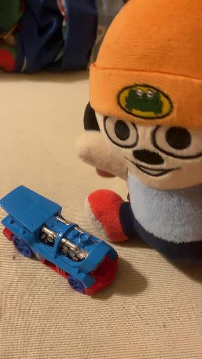 A random thing I made with my parappa plush