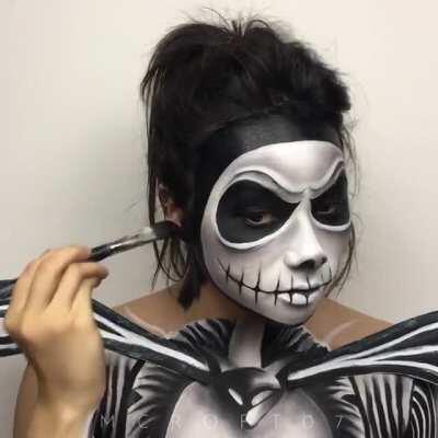 Jack Skellington Self Bodypaint