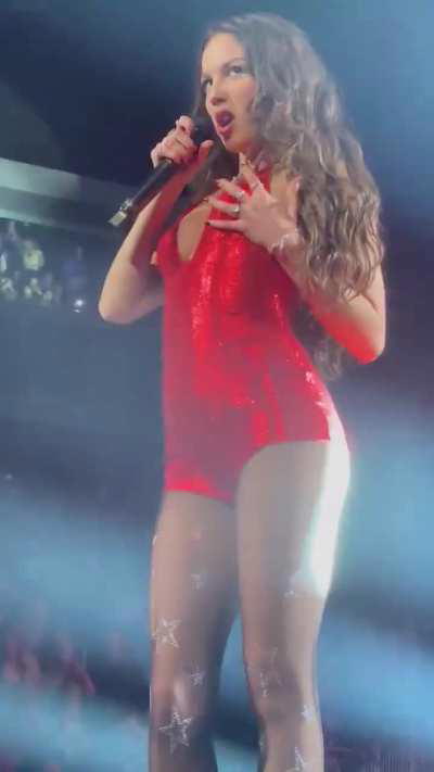 Olivia performing 