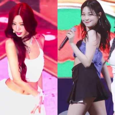 Itzy Yuna Vs Fromis_9 Jiheon